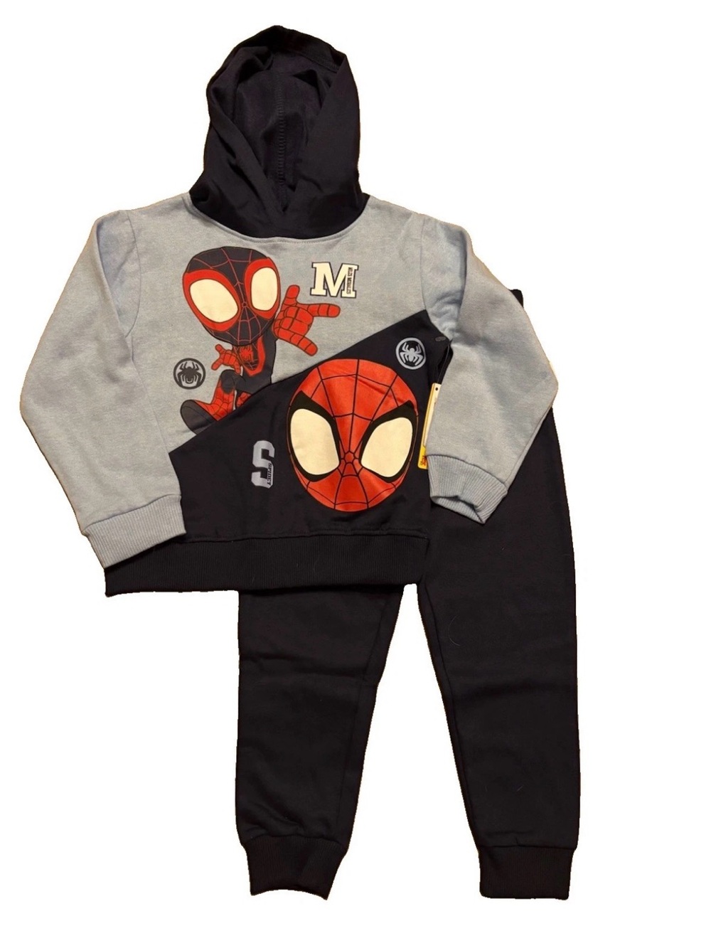 Marvel Little Boys Spider-Man Hoodie & Joggers Set - 4T